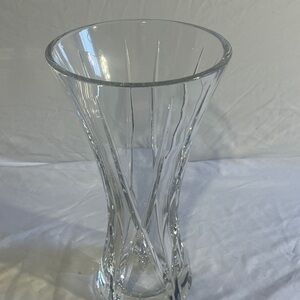 Bohemia Elegant Clear Glass Vase